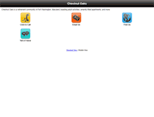 Tablet Screenshot of chestnutoaks.net